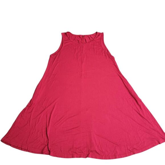 Soft Burgundy Sleeveless Moo Moo Dress on Sale 5 for $25 - Picture 2 of 6